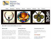 Tablet Screenshot of houstonpolyclay.org